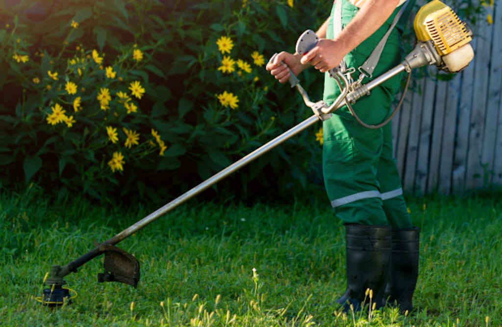 Arbeiten mit Freischneider